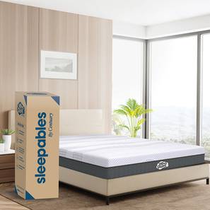 Spring Mattress Design Sleepables Bonnell Spring Double Size Mattress with Antimicrobial Foam (6 in Mattress Thickness (in Inches), 72 x 48 in Mattress Size, Double, Double)