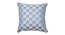 Bradley Blue Abstract 16 x 16 Inches Polyester Cushion Covers - Set of 2 (Blue, 41 x 41 cm  (16" X 16") Cushion Size) by Urban Ladder - Front View Design 1 - 524865