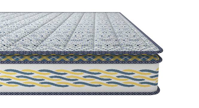 Pixel Cooling Copper Gel Memory King Size High Resilience (HR) Foam Mattress (78 x 72 in (Standard) Mattress Size, 7 in Mattress Thickness (in Inches)) by Urban Ladder - Front View Design 1 - 525061