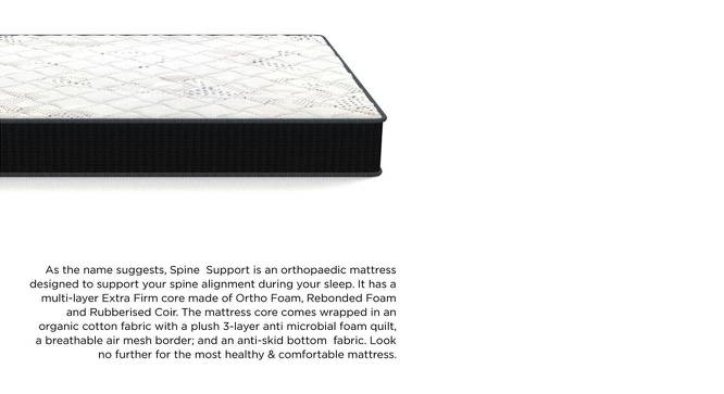 Spine Support Orthopaedic Multi Layered King Coir Mattress (6 in Mattress Thickness (in Inches), 75 x 72 in Mattress Size) by Urban Ladder - Front View Design 1 - 525069