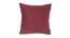 Jaden Wine Abstract 16 x 16 Inches Velvet Cushion Covers - Set of 2 (41 x 41 cm  (16" X 16") Cushion Size, Wine) by Urban Ladder - Front View Design 1 - 525295