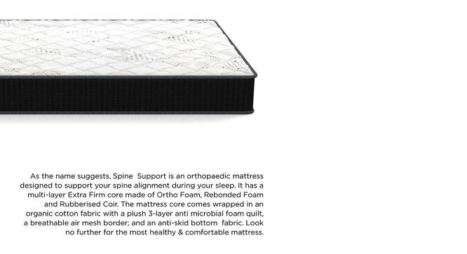 Spine Support Orthopaedic Multi Layered Queen Coir Mattress (6 in Mattress Thickness (in Inches), 75 x 60 in Mattress Size) by Urban Ladder - Front View Design 1 - 525578