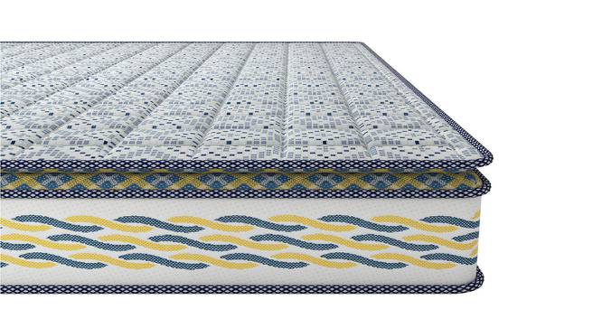 Pixel Cooling Copper Gel Memory Single Size High Resilience (HR) Foam Mattress (75 x 36 in Mattress Size, 7 in Mattress Thickness (in Inches)) by Urban Ladder - Front View Design 1 - 525862