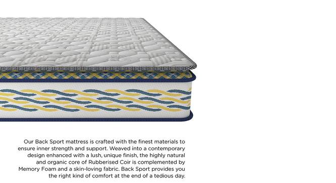 Back Sport Orthopaedic Single Size Coir Foam Mattress (6 in Mattress Thickness (in Inches), 72 x 30 in Mattress Size) by Urban Ladder - Front View Design 1 - 525948