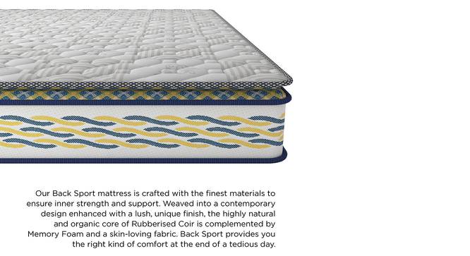 Back Sport Orthopaedic Single Size Coir Foam Mattress (6 in Mattress Thickness (in Inches), 78 x 30 in Mattress Size) by Urban Ladder - Front View Design 1 - 525950