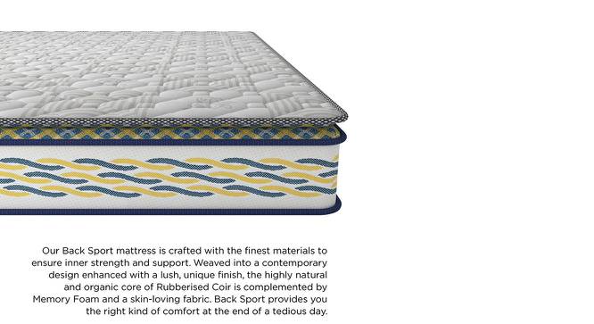 Back Sport Orthopaedic Single Size Coir Foam Mattress (6 in Mattress Thickness (in Inches), 72 x 36 in Mattress Size) by Urban Ladder - Front View Design 1 - 526042