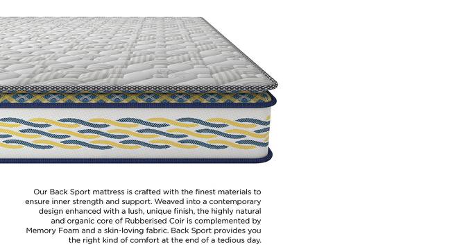 Back Sport Orthopaedic Single Size Coir Foam Mattress (6 in Mattress Thickness (in Inches), 75 x 30 in Mattress Size) by Urban Ladder - Front View Design 1 - 526043