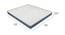 Antimicrobial Single Size High Resilience (HR) Foam Mattress - Resilia zZip (75 x 36 in Mattress Size, 5 in Mattress Thickness (in Inches)) by Urban Ladder - Design 1 Dimension - 526091