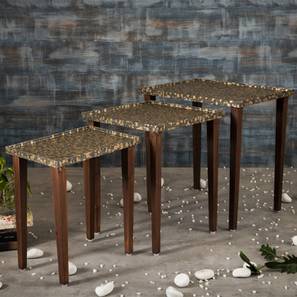 a tiny mistake Syaahi Solid Wood Side Table in Pu Paper Multicolor Finish-picture-18