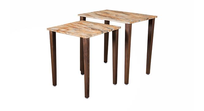 Mountain Solid Wood Nested End Table in Laminate Finish - Set of 2 (Laminate Finish, Multicolor) by Urban Ladder - Cross View Design 1 - 526273