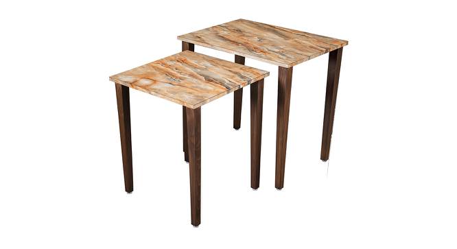 Mountain Solid Wood Nested End Table in Laminate Finish - Set of 2 (Laminate Finish, Multicolor) by Urban Ladder - Front View Design 1 - 526279