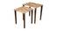 Mountain Solid Wood Nested End Table in Laminate Finish - Set of 2 (Laminate Finish, Multicolor) by Urban Ladder - Front View Design 1 - 526279