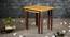 Sunehri Solid Wood Nested End Table in Paper Finish - Set of 2 (PU Paper Finish, Golden) by Urban Ladder - Front View Design 1 - 526284