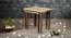 Linen Lines Solid Wood Nested End Table - Set of 2 (Multicolor) by Urban Ladder - Design 1 Side View - 526293