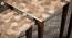 Hexagon Patches Solid Wood Nested End Table in Laminate Finish - Set of 3 (Brown, Laminate Finish) by Urban Ladder - Rear View Design 1 - 526301