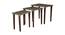 Syaahi Solid Wood Nested End Table in Paper Finish - Set of 3 (Multicolor, PU Paper Finish) by Urban Ladder - Cross View Design 1 - 526326