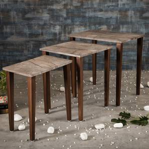 a tiny mistake Slate Solid Wood Side Table in Laminate Multicolor Finish-picture-14