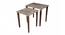 Slate Solid Wood Nested End Table in Laminate Finish - Set of 2 (Laminate Finish, Multicolor) by Urban Ladder - Front View Design 1 - 526352