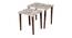 Palmbronze Solid Wood Rectangular Nested End Table in Paper Finish - Set of 2 (Brown, PU Paper Finish) by Urban Ladder - Front View Design 1 - 526359