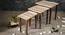 Linen Lines Solid Wood Nested End Table - Set of 3 (Multicolor) by Urban Ladder - Rear View Design 1 - 526376