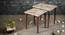 Palmbronze Solid Wood Rectangular Nested End Table in Paper Finish - Set of 2 (Brown, PU Paper Finish) by Urban Ladder - Rear View Design 1 - 526382