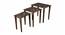 Iznik Solid Wood Nested End Table in Laminate Finish - Set of 3 (Laminate Finish, Multicolor) by Urban Ladder - Front View Design 1 - 526419