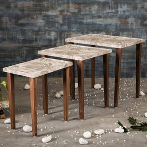 a tiny mistake Palmbronze Solid Wood Side Table in Orange Finish-picture-13