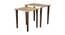 Majestic Cream Solid Wood Nested End Table - Set of 2 (Golden) by Urban Ladder - Cross View Design 1 - 526478