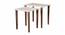 Chaandi Solid Wood Nested End Table in Paper Finish - Set of 2 (Multicolor, PU Paper Finish) by Urban Ladder - Cross View Design 1 - 526479