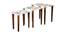 Pakshi Solid Wood Nested End Table in Paper Finish - Set of 3 (Multicolor, PU Paper Finish) by Urban Ladder - Cross View Design 1 - 526484