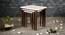 Bhav Solid Wood Nested End Table in Paper Finish - Set of 3 (Multicolor, PU Paper Finish) by Urban Ladder - Design 1 Side View - 526505