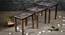 Tartan Solid Wood Nested End Table - Set of 3 (Multicolor) by Urban Ladder - Rear View Design 1 - 526509