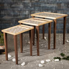 Majestic Solid Wood Side Table in Multicolor Finish-image-16