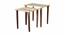 Majestic White Solid Wood Nested End Table - Set of 2 (Multicolor) by Urban Ladder - Cross View Design 1 - 526544