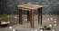 Khimkhwab Solid Wood Nested End Table - Set of 2 (Golden) by Urban Ladder - Design 1 Side View - 526566