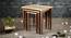 Majestic White Solid Wood Nested End Table - Set of 3 (Multicolor) by Urban Ladder - Design 1 Side View - 526567