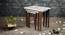 Ryleigh Solid Wood Nested End Table in Paper Finish - Set of 3 (Silver, PU Paper Finish) by Urban Ladder - Design 1 Side View - 526571
