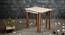 Jungle Solid Wood Nested End Table in Paper Finish - Set of 2 (Orange, PU Paper Finish) by Urban Ladder - Design 1 Side View - 526576