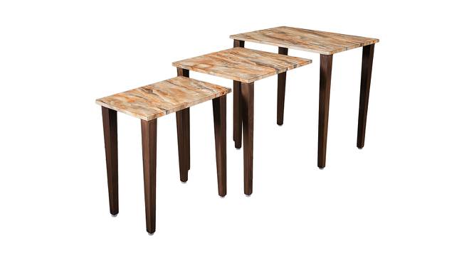 Mountain Solid Wood Nested End Table in Laminate Finish - Set of 3 (Laminate Finish, Multicolor) by Urban Ladder - Cross View Design 1 - 526612