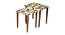 Plushwilderness Solid Wood Rectangular Nested End Table in Paper Finish - Set of 2 (Multicolor, PU Paper Finish) by Urban Ladder - Cross View Design 1 - 526620
