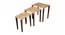 Mountain Solid Wood Nested End Table in Laminate Finish - Set of 3 (Laminate Finish, Multicolor) by Urban Ladder - Front View Design 1 - 526622