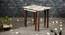 Pakshi Solid Wood Rectangular Nested End Table in Paper Finish - Set of 2 (Multicolor, PU Paper Finish) by Urban Ladder - Design 1 Side View - 526639