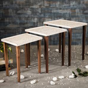 a tiny mistake Chantilly Solid Wood Side Table in Pu Paper White Finish-picture-10
