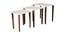 Chantilly Solid Wood Nested End Table in Paper Finish - Set of 3 (White, PU Paper Finish) by Urban Ladder - Cross View Design 1 - 526676