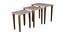 Honeycomb Solid Wood Nested End Table in Paper Finish - Set of 3 (Multicolor, PU Paper Finish) by Urban Ladder - Cross View Design 1 - 526678