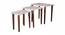 Allure Solid Wood Nested End Table in Paper Finish - Set of 3 (Multicolor, PU Paper Finish) by Urban Ladder - Cross View Design 1 - 526680