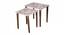 Allure Solid Wood Nested End Table in Paper Finish - Set of 2 (Multicolor, PU Paper Finish) by Urban Ladder - Front View Design 1 - 526693