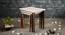Chantilly Solid Wood Nested End Table in Paper Finish - Set of 3 (White, PU Paper Finish) by Urban Ladder - Design 1 Side View - 526700