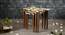 Plushwilderness Solid Wood Nested End Table in Paper Finish - Set of 3 (Multicolor, PU Paper Finish) by Urban Ladder - Design 1 Side View - 526708