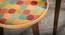 Multisequins Solid Wood Nested End Table in Paper Finish - Set of 2 (Multicolor, PU Paper Finish) by Urban Ladder - Rear View Design 1 - 526721
